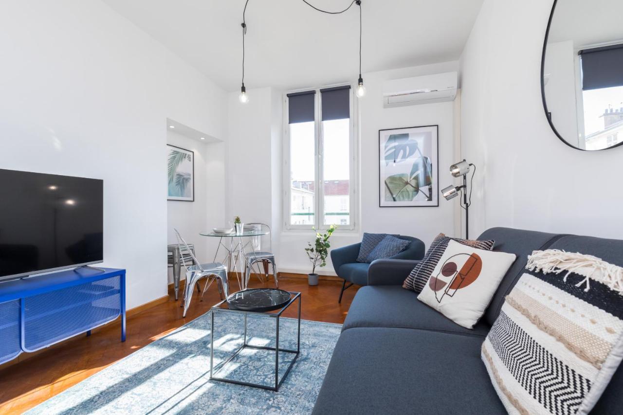 7 Medecin - Place Massena - Central 2P - Lumineux - Climatise Nice Exterior foto